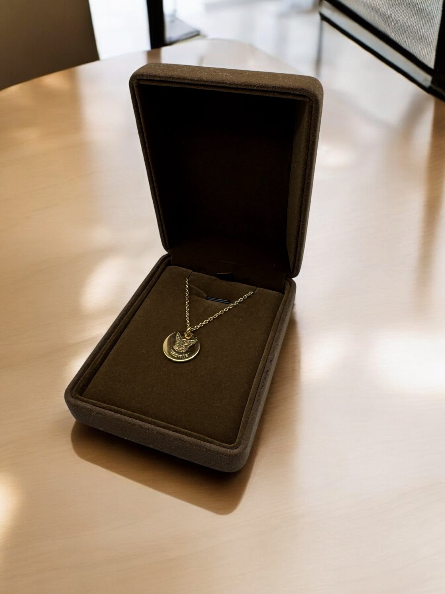 Pet Face Necklace Gift Box