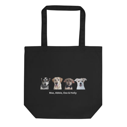 Custom Pet Portrait Tote Bag