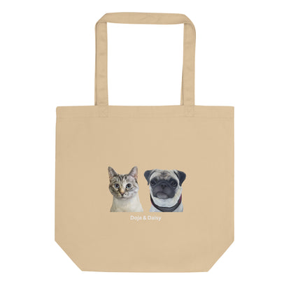 Custom Pet Portrait Tote Bag