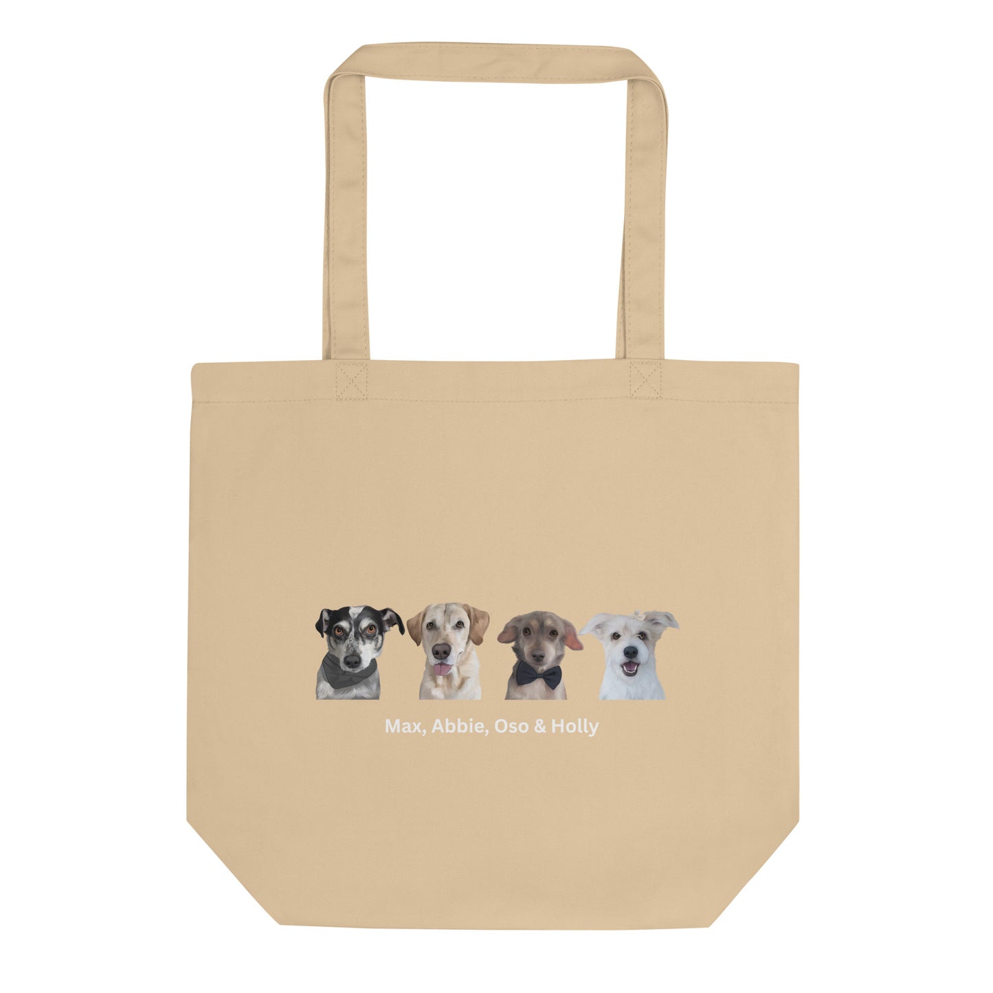 Custom Pet Portrait Tote Bag